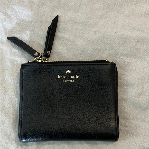 Kate Spade Black Leather Wallet - Picture 1 of 2